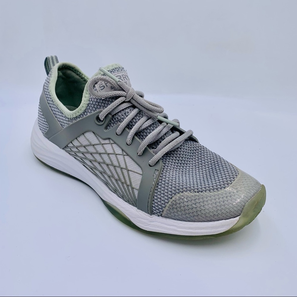 Sperry top siders shoes H20 Mooring lace up running shoes gray women size 6.5